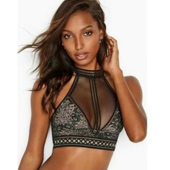 Victoria's Secret Very Sexy Bralette Halter Top Medium / D 75 - Picture 1 of 11